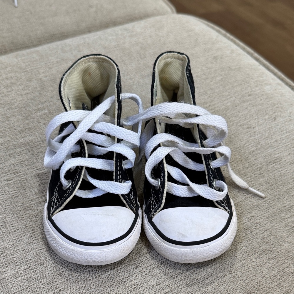 Stylish Black and White Kids' Sneakers